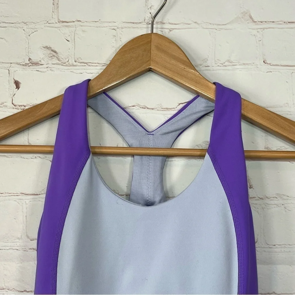 Lululemon Tank Top Womens Small Gray Purple Racerback Workout Gym Running - Picture 2 of 7